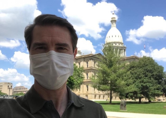 MaskUpMichigan at the Capitol