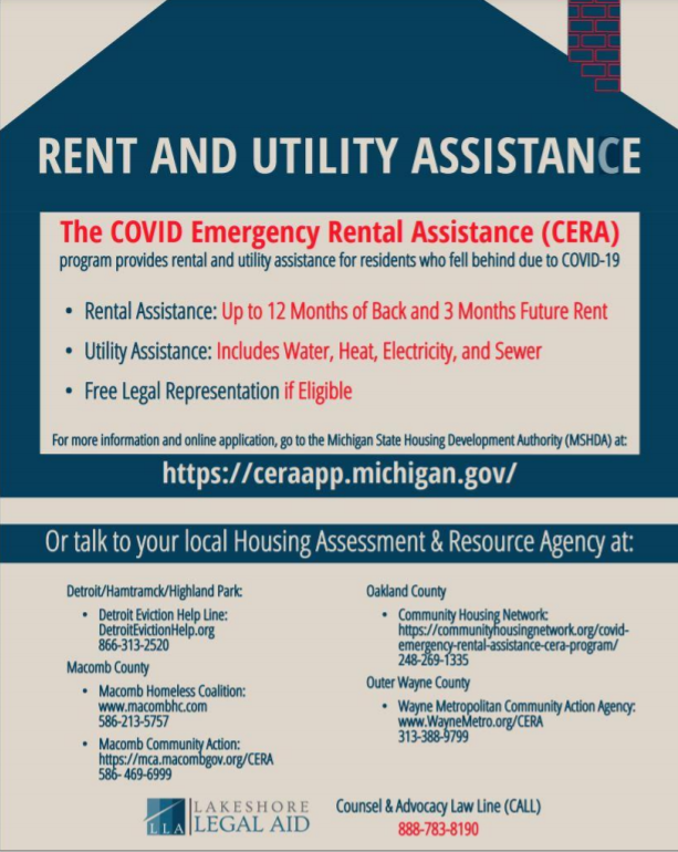 rent and utility assistance